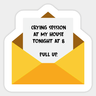 SHITTY MENTAL HEALTH MEMES Sticker